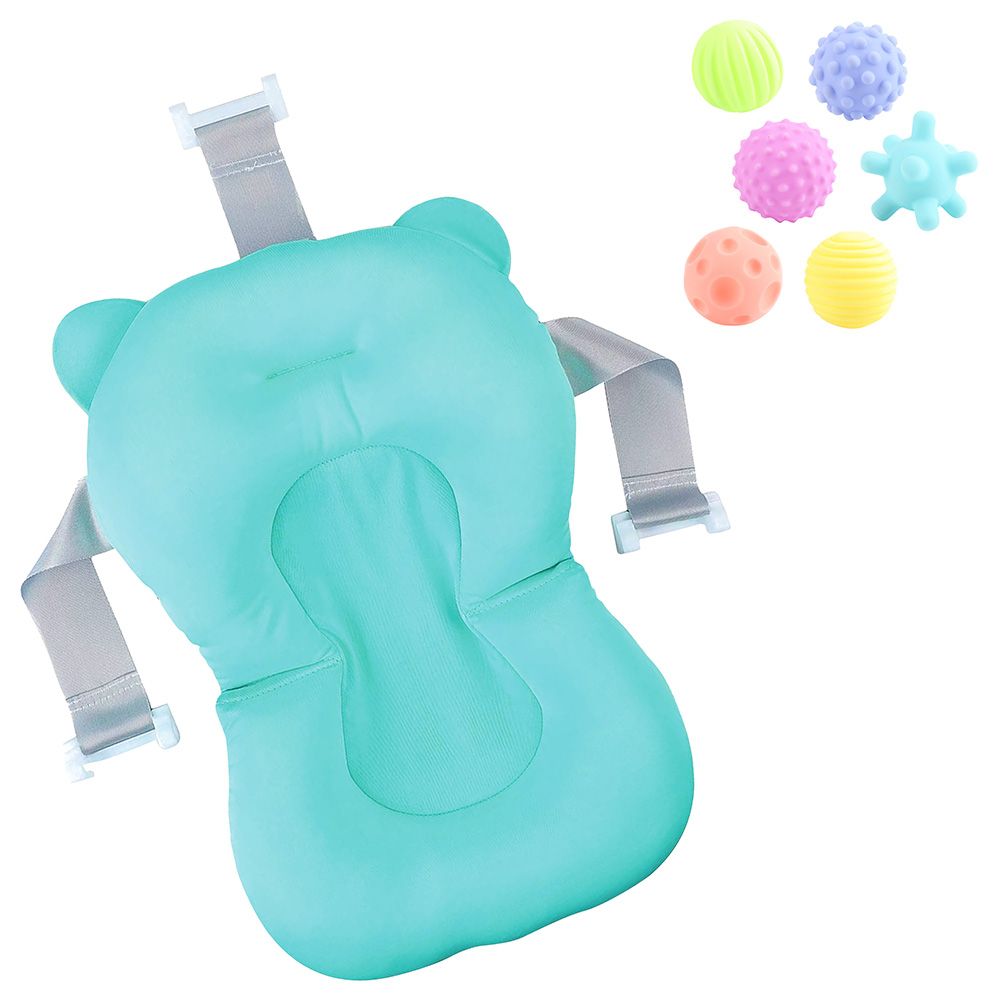 Moon - Anti-Slip Baby Bath Pad w/ 6pcs Textured Soft Balls