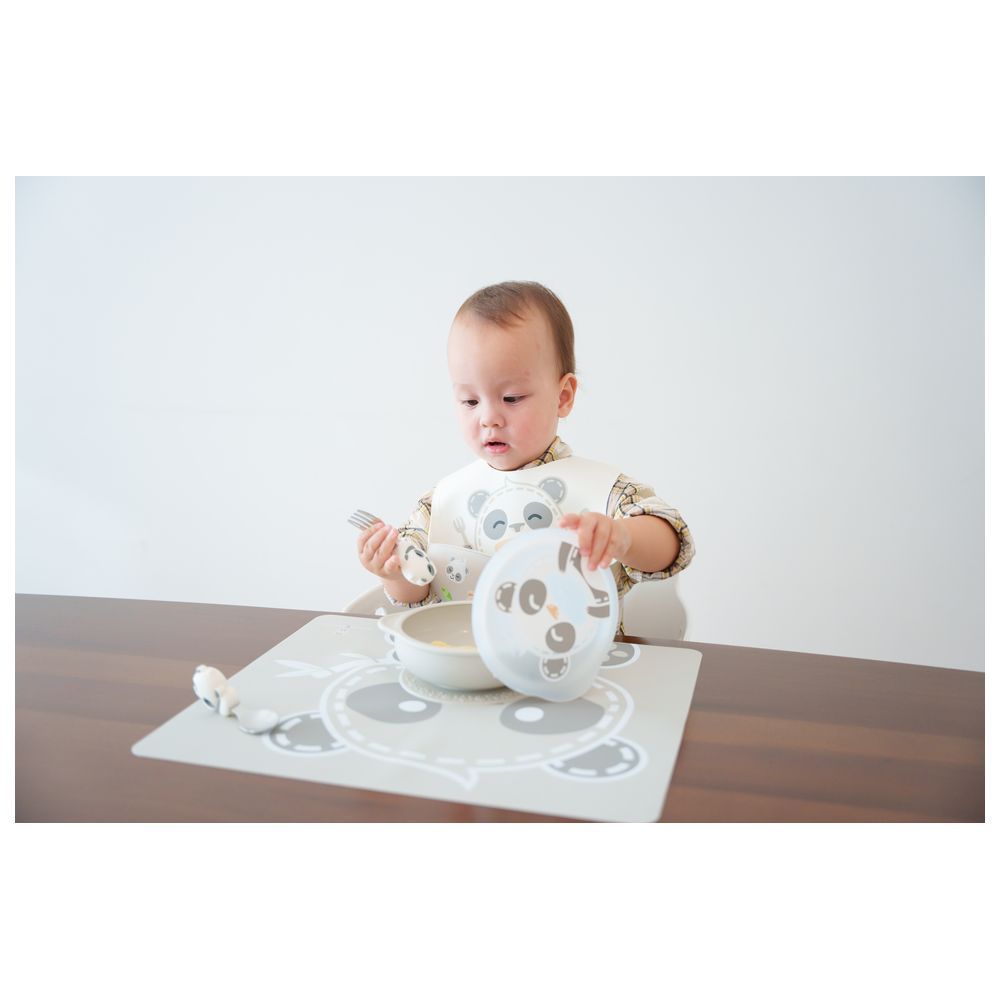 Marcus & Marcus - Toddler Self Feeding Training Set - Pebble