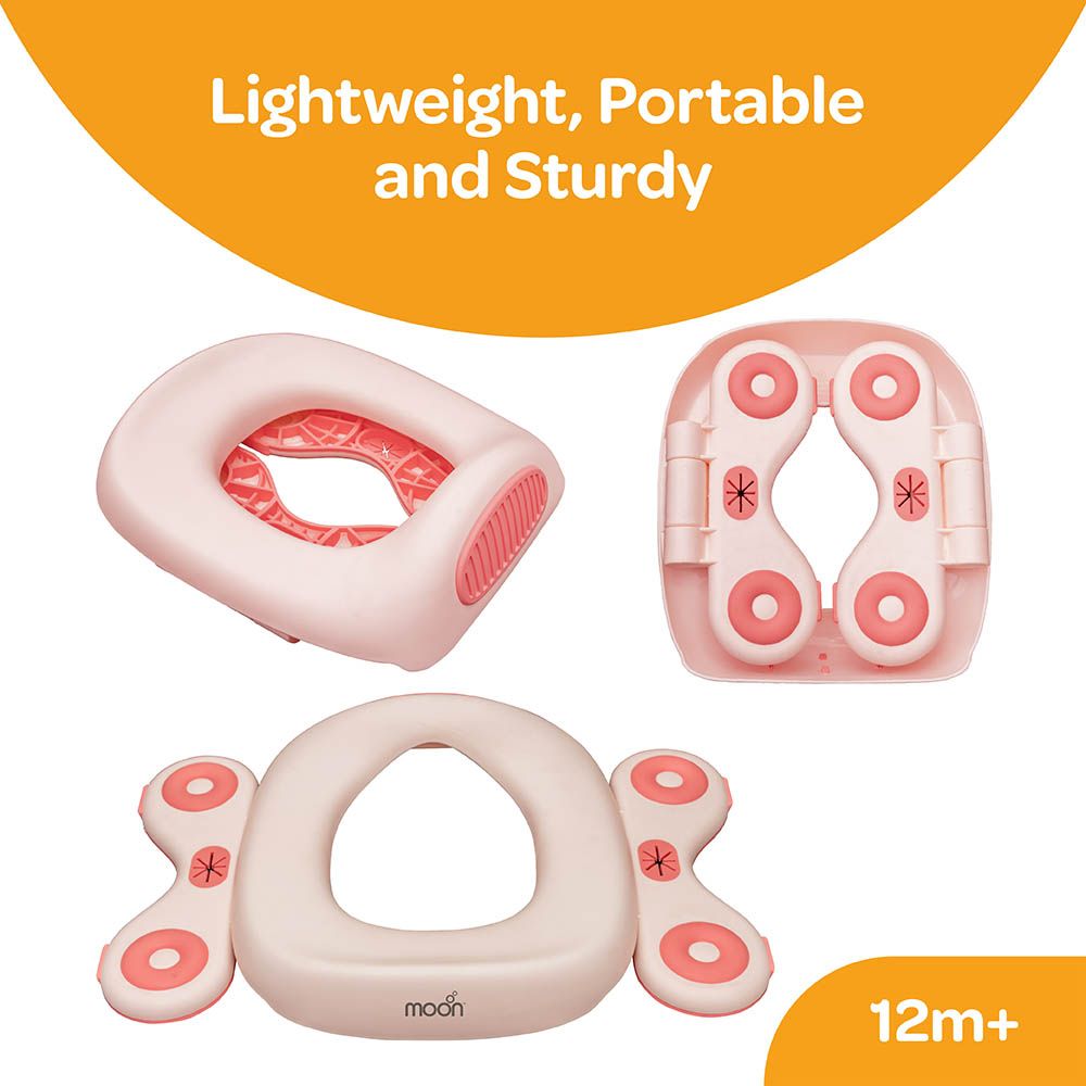 Moon - Travel Baby Potty Seat - Pink