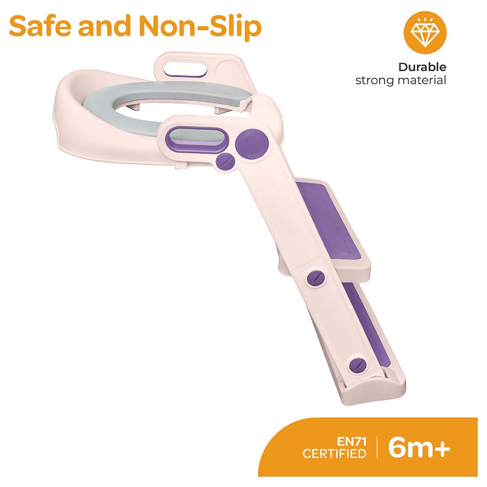 Moon - Step Stool Potty Trainer Seat - Pink/Purple