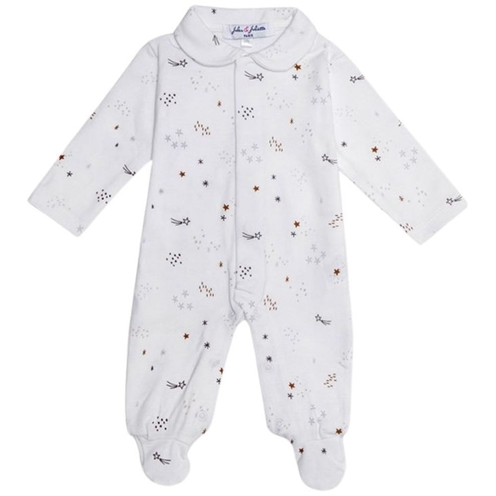 Jules & Juliette - Montgolfier Cotton Pyjama - Stars Print