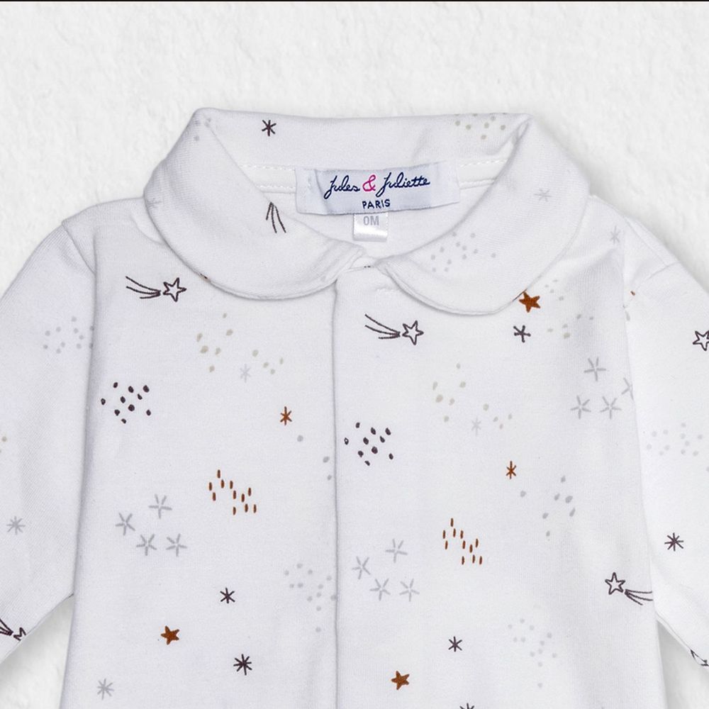 Jules & Juliette - Montgolfier Cotton Pyjama - Stars Print