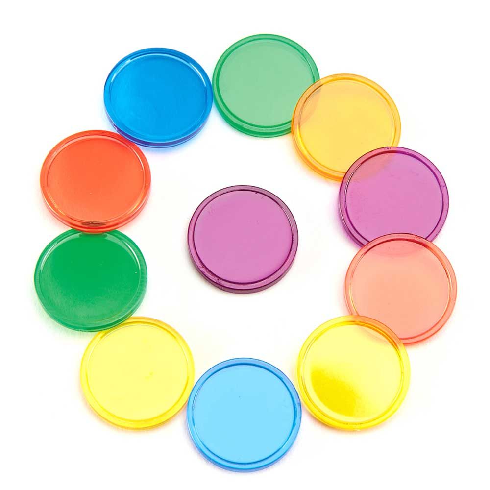 TTS - Translucent Coloured Counter - 1000pcs