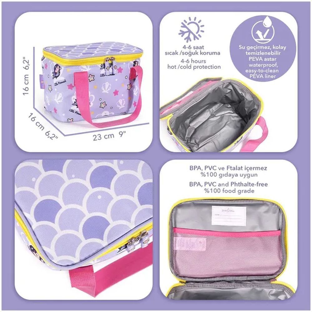 Milk&Moo - Insulated Lunch Bag - Purple