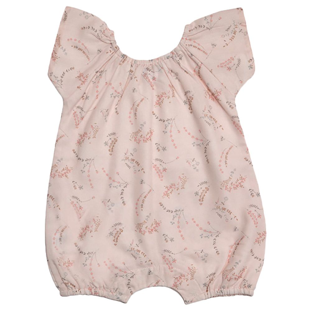 Jules & Juliette - Manon Baby Romper - Light Pink Flowery