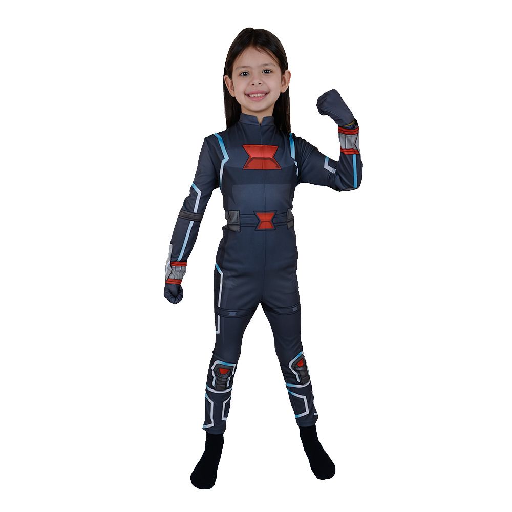 Party Centre - Marvel Black Widow Classic Superhero Child Costume - Blue