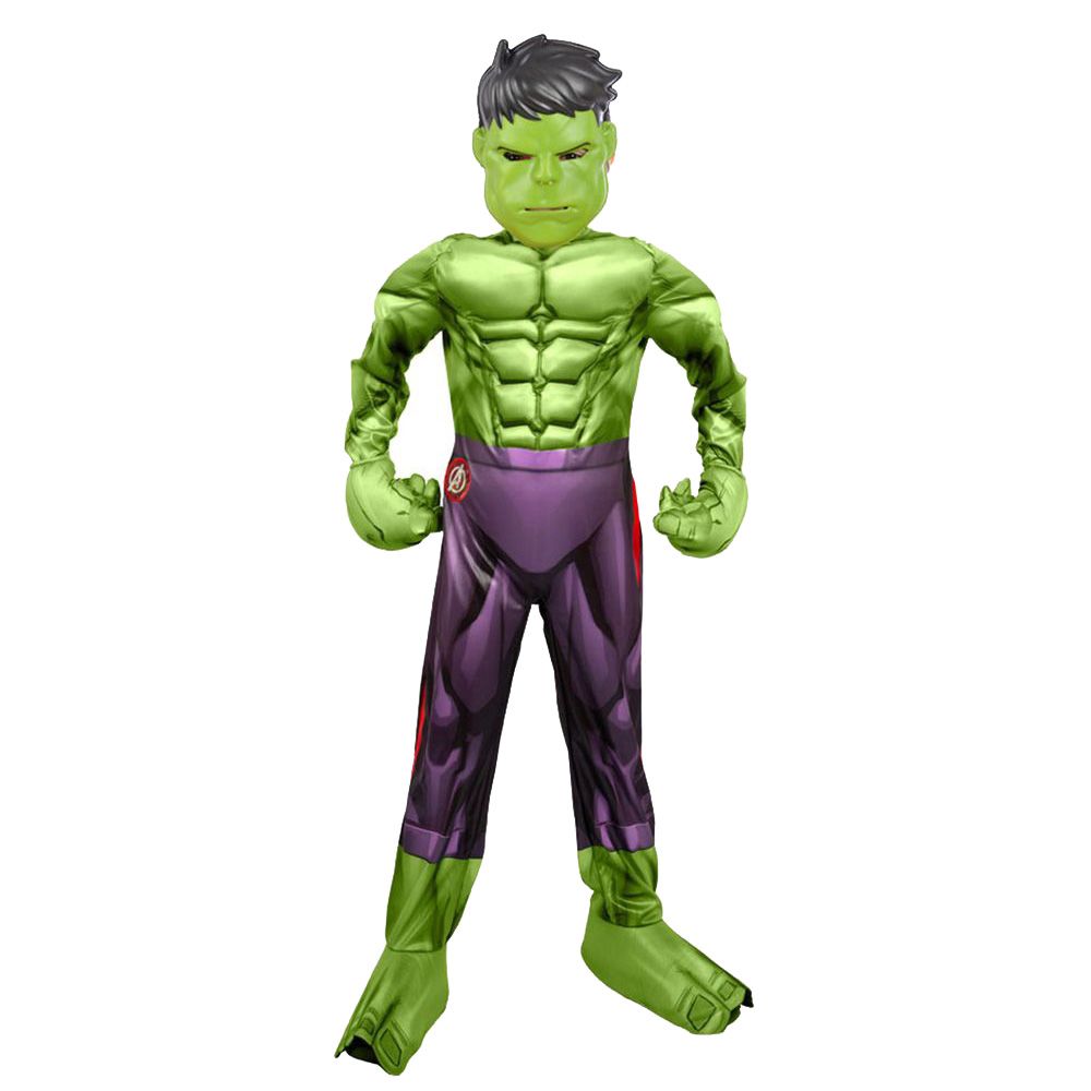 Party Centre - Marvel Avengers Hulk Deluxe Costume - Green