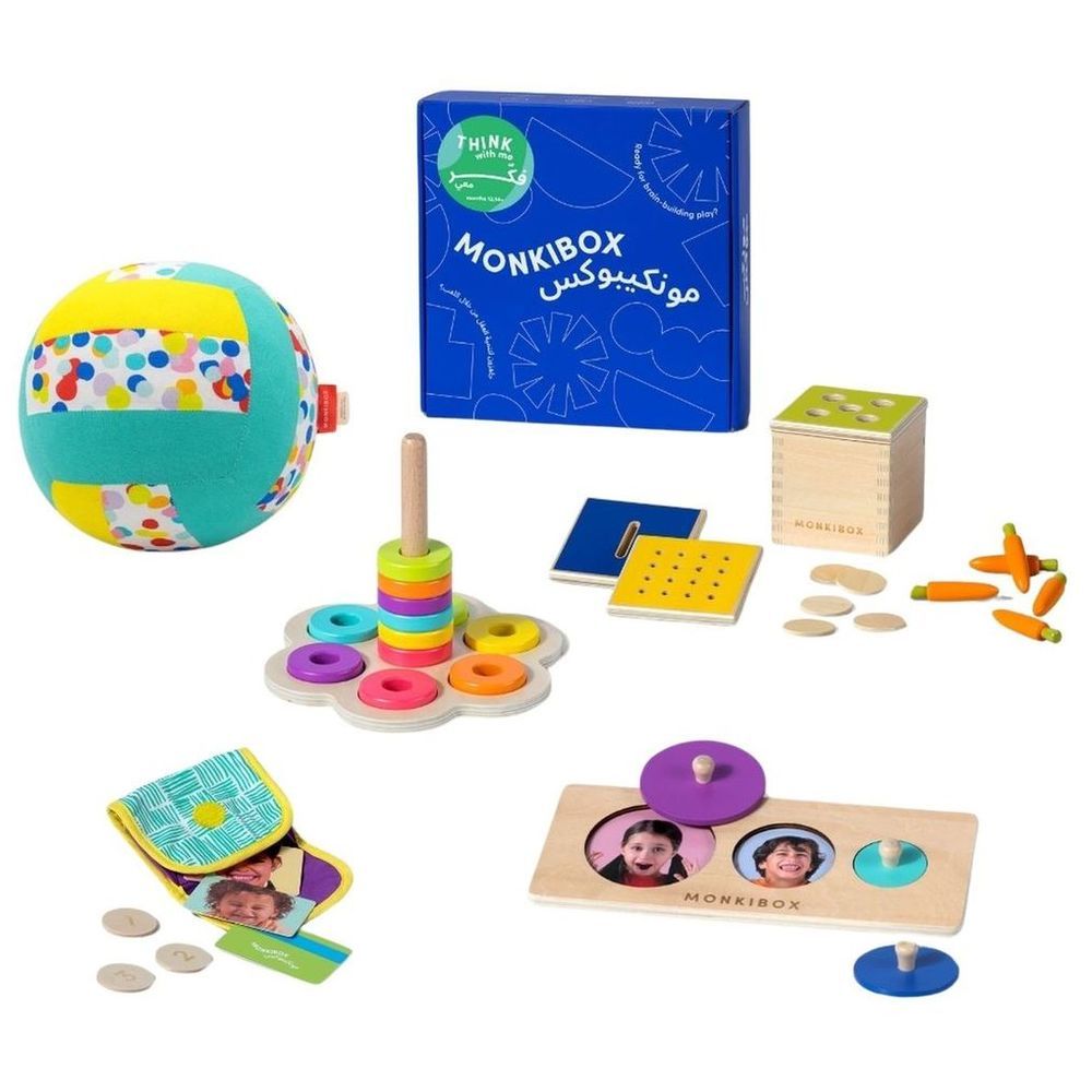 MonkiBox - Kids Montessori PlayBox - Think With Me (13-14+ Months)