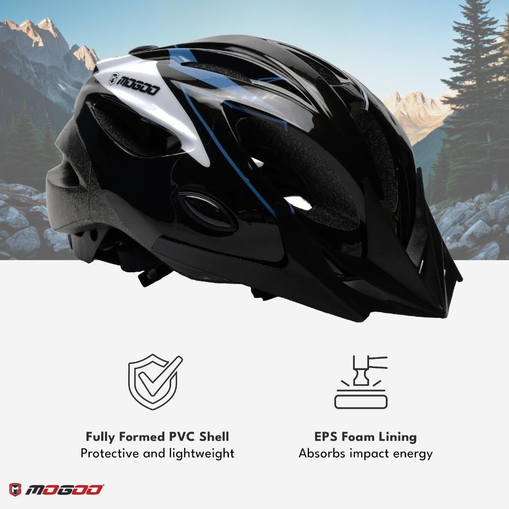 Mogoo - Sports Helmet Medium Size - Black