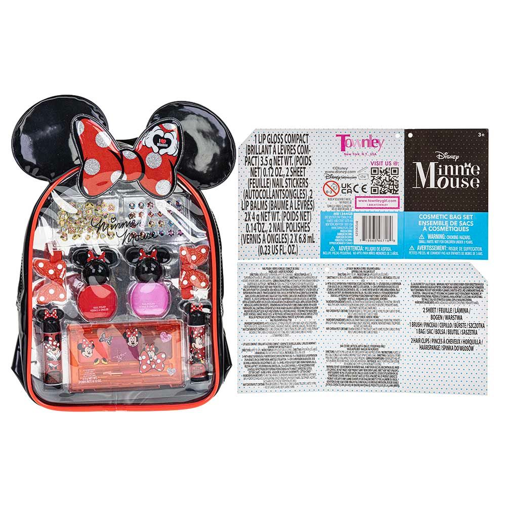 Townleygirl - Disney Minnie Mouse Cosmetic Gift Bag Set