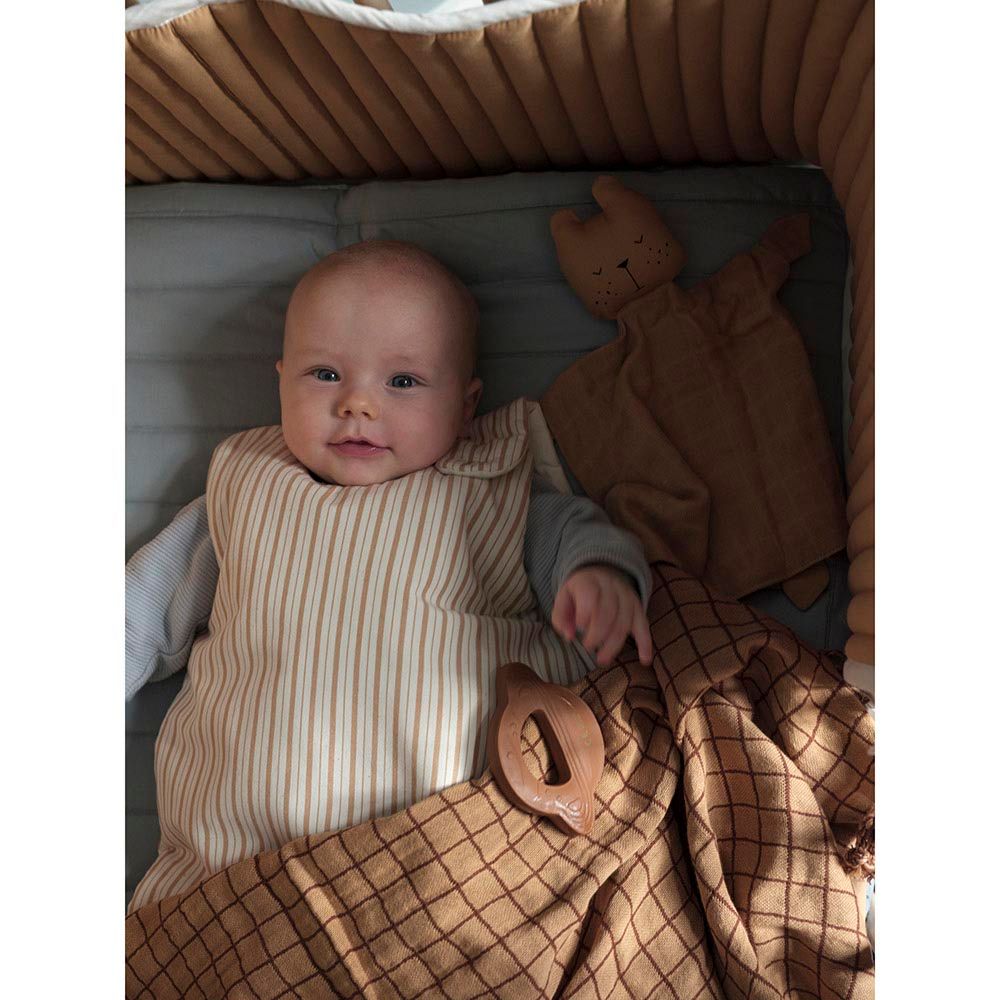 Fabelab - Organic Cotton Crib Bumper - Caramel