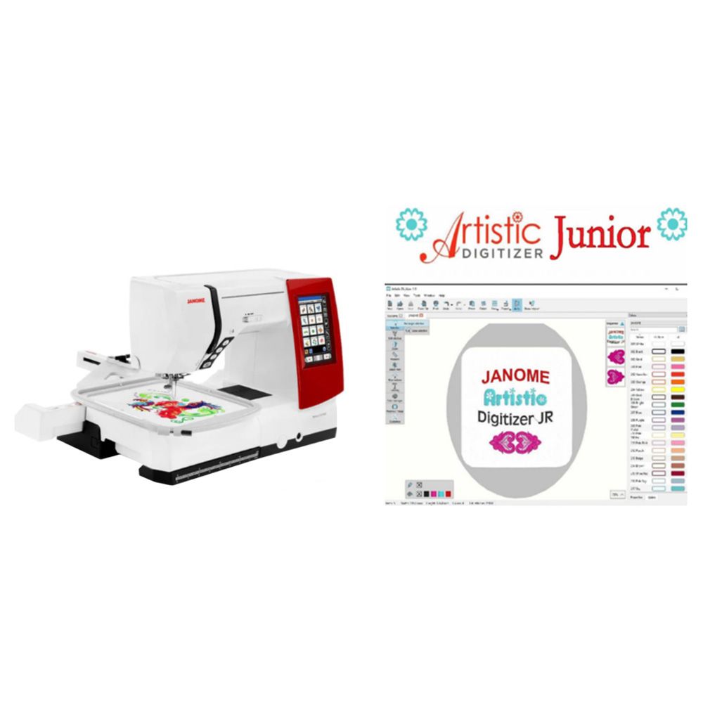 Janome - Memory Craft Mc9900 Sewing & Embroidery Machine - White