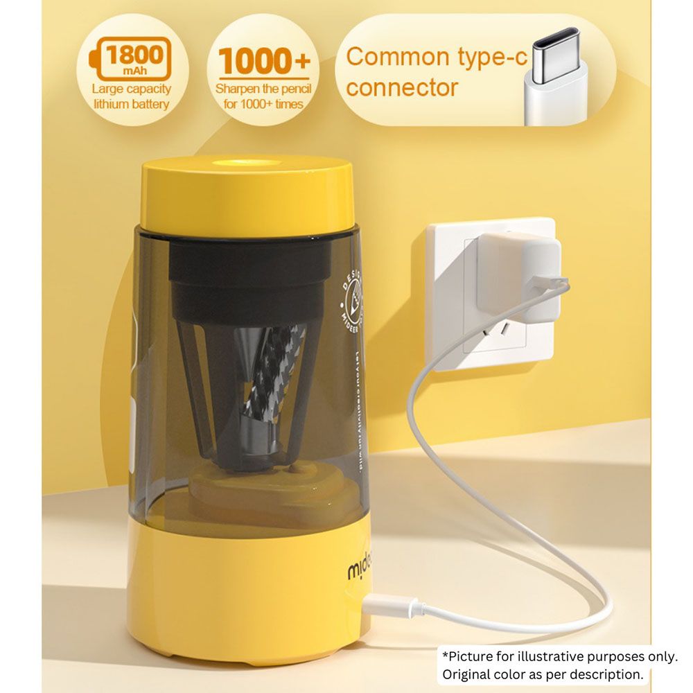 Mideer - Automatic Pencil Sharpener - Yellow