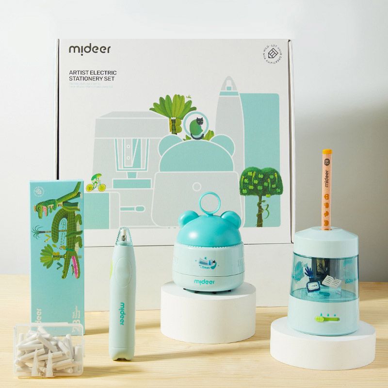 Mideer - Electric Stationery Set - Sage Green