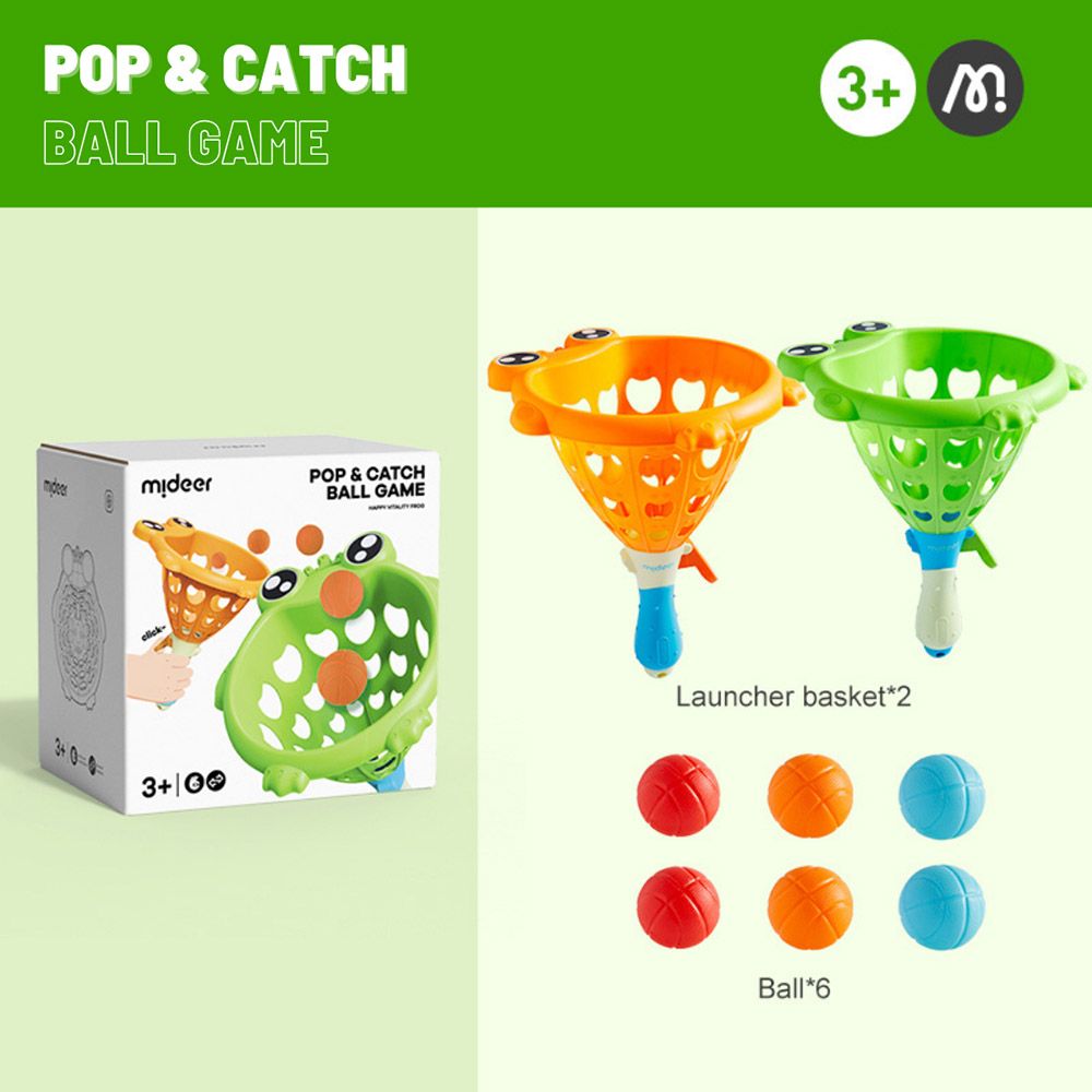 Mideer - Pop & Catch Ball Game - Color May Vary