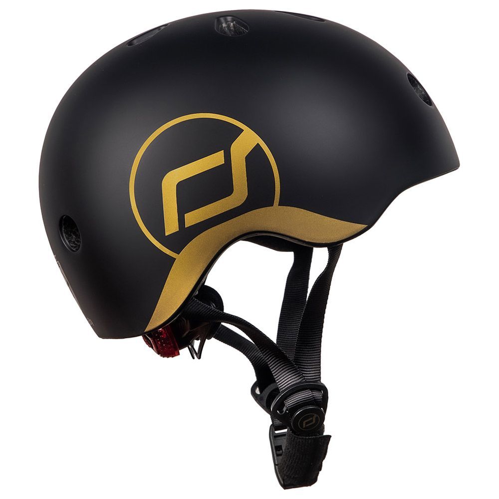 Scoot & Ride - Kid Helmet S-M - Black/Gold