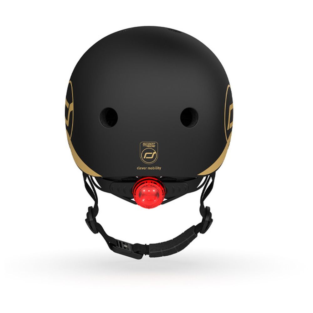 Scoot & Ride - Kid Helmet S-M - Black/Gold