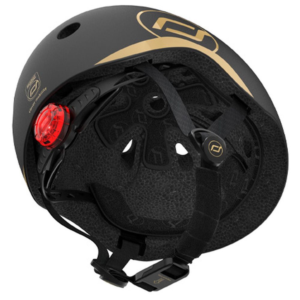 Scoot & Ride - Kid Helmet S-M - Black/Gold