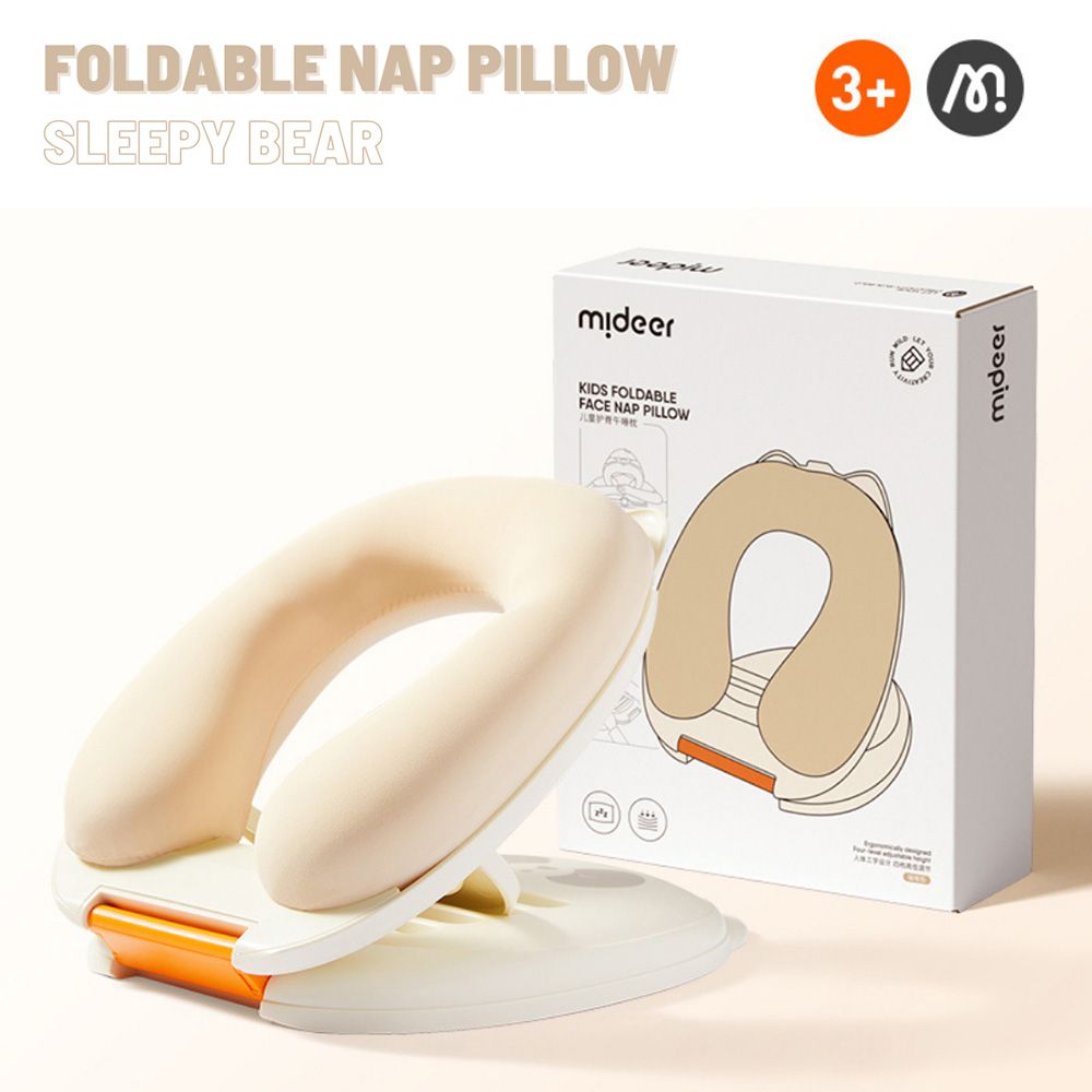 Mideer - Foldable Nap Pillow - Sleepy Bear