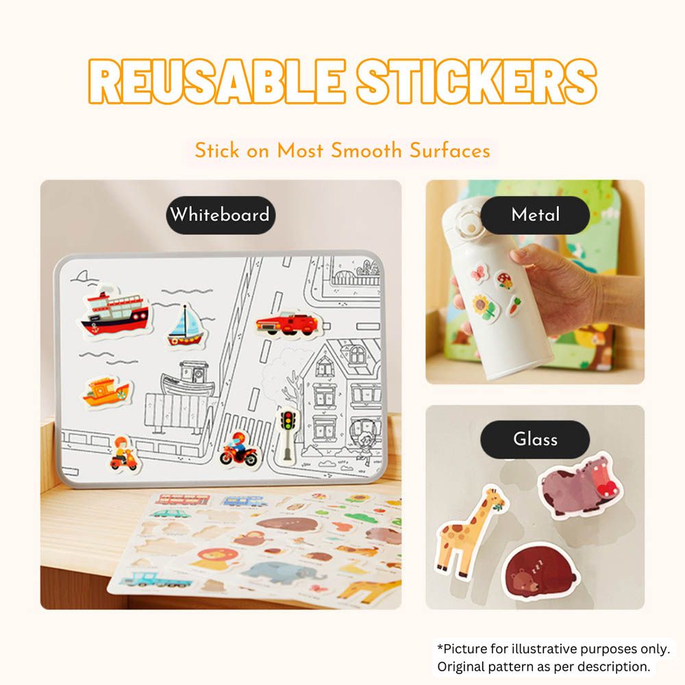 Mideer - Reusable Stickers - Bustling Traffic