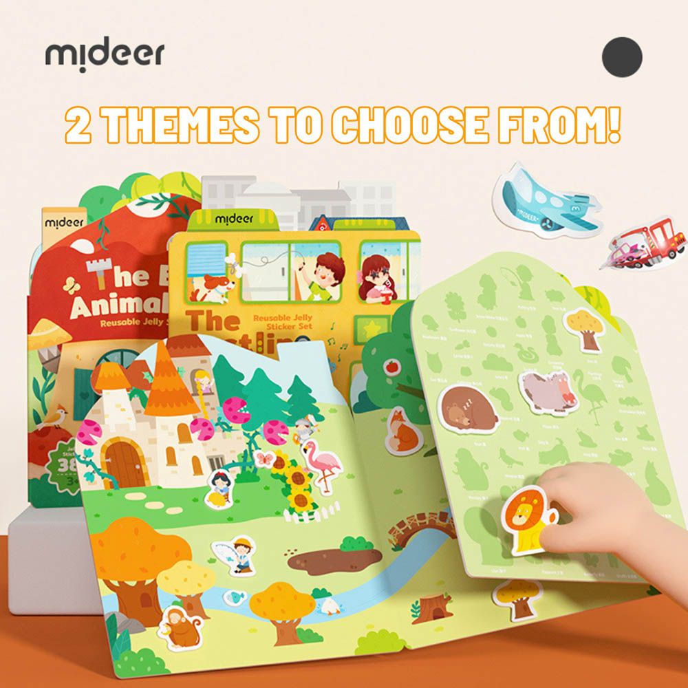 Mideer - Reusable Stickers - Bustling Traffic