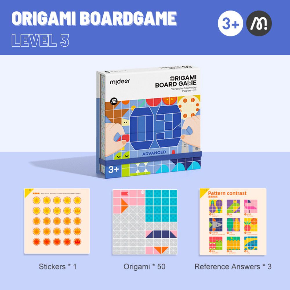 Mideer - Origami Board Game - Level 3