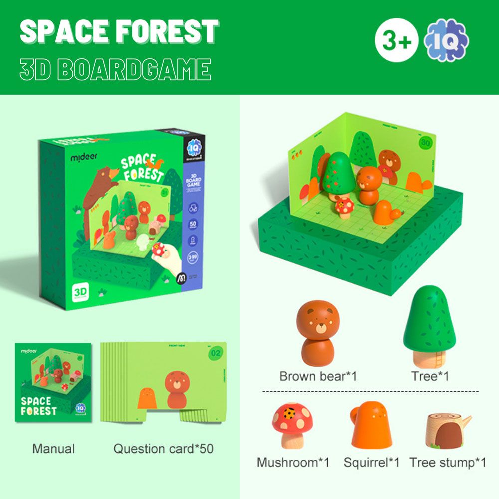 Mideer - Space Forest 3D Board Game