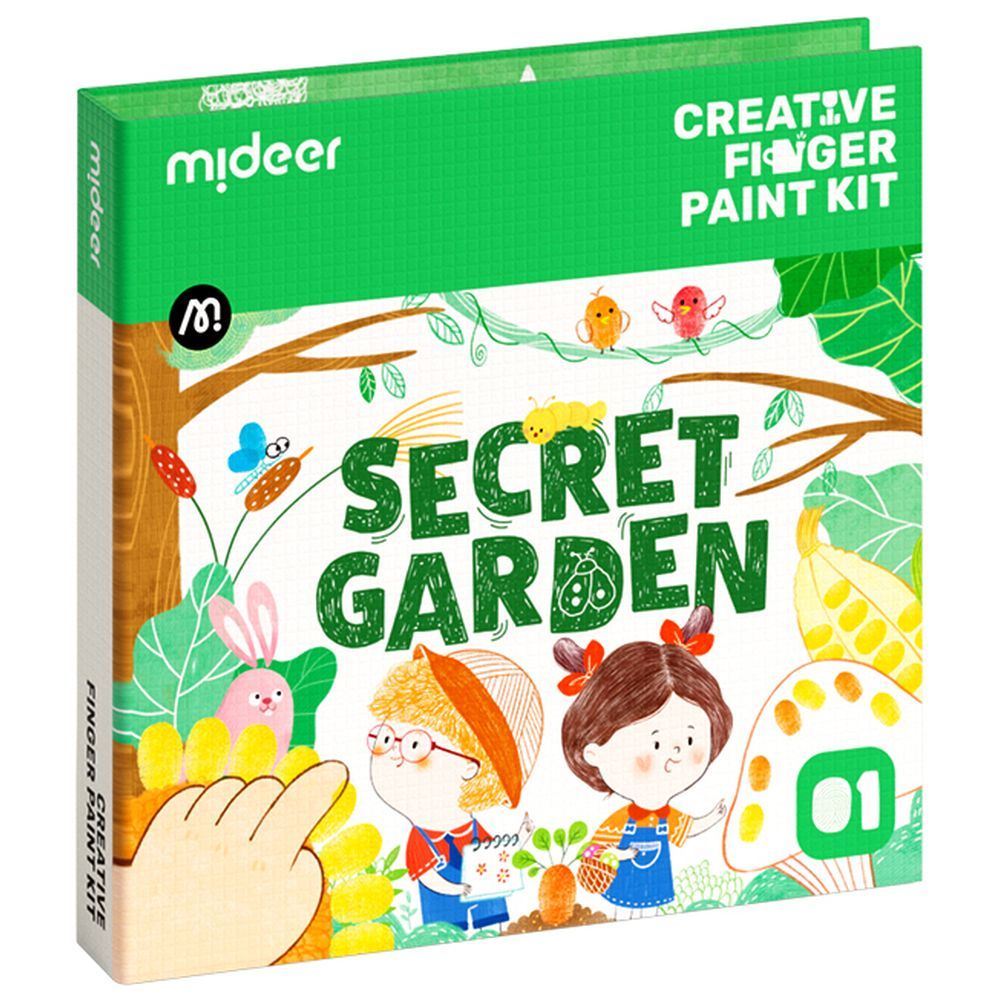 Mideer - Finger Painting Kit - Secret Garden