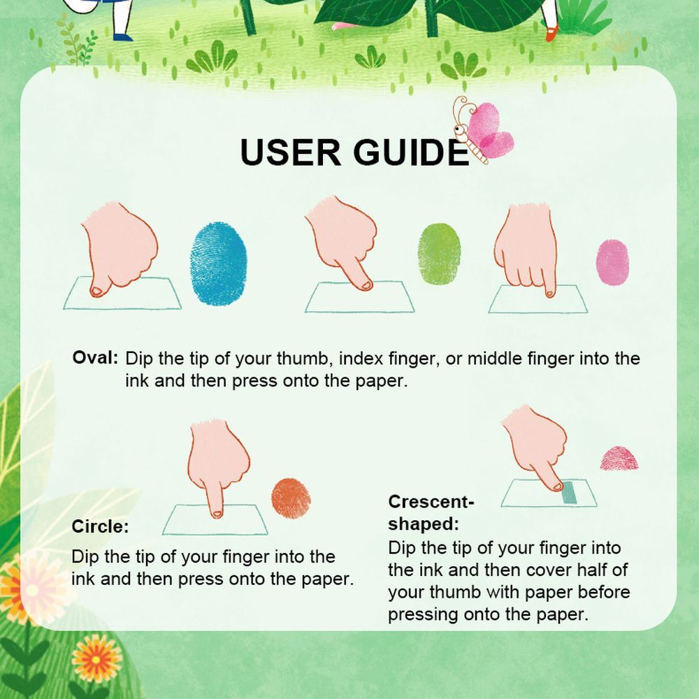 Mideer - Finger Painting Kit - Secret Garden