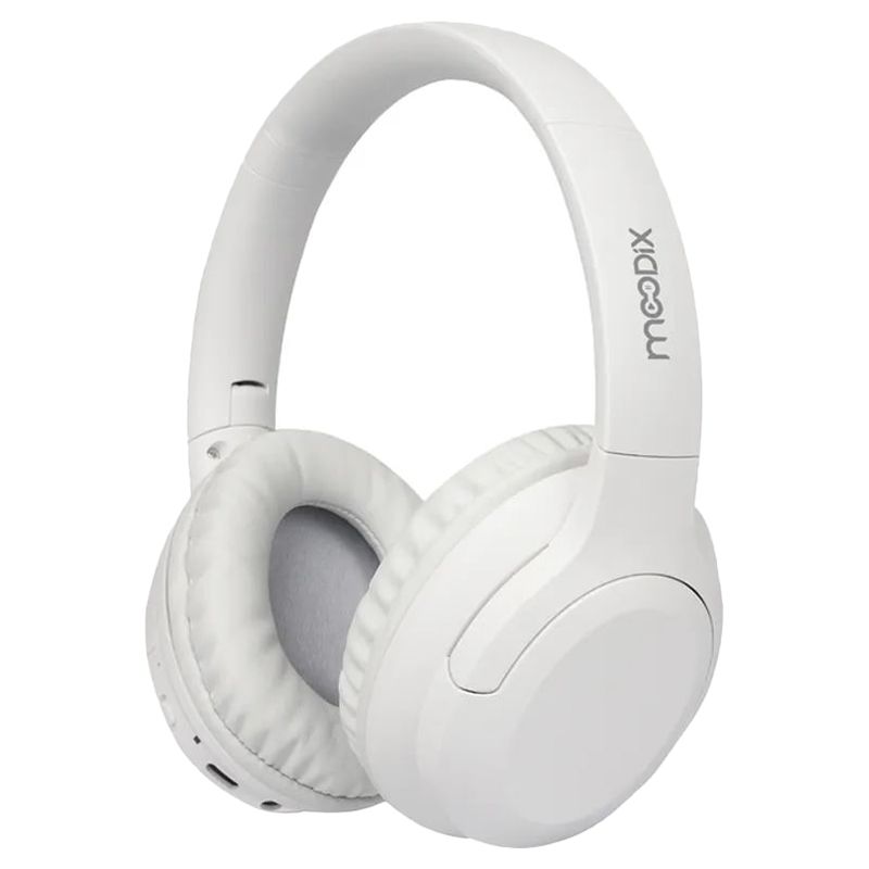 Moodix - ANC Bluetooth On-Ear Headphones - White