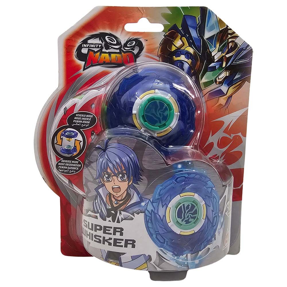 Infinity Nado - Plastic Series Spinning Top w/ Launcher - Super Whisker