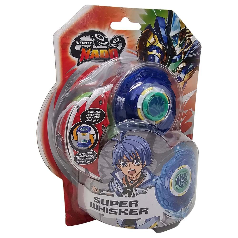 Infinity Nado - Plastic Series Spinning Top w/ Launcher - Super Whisker