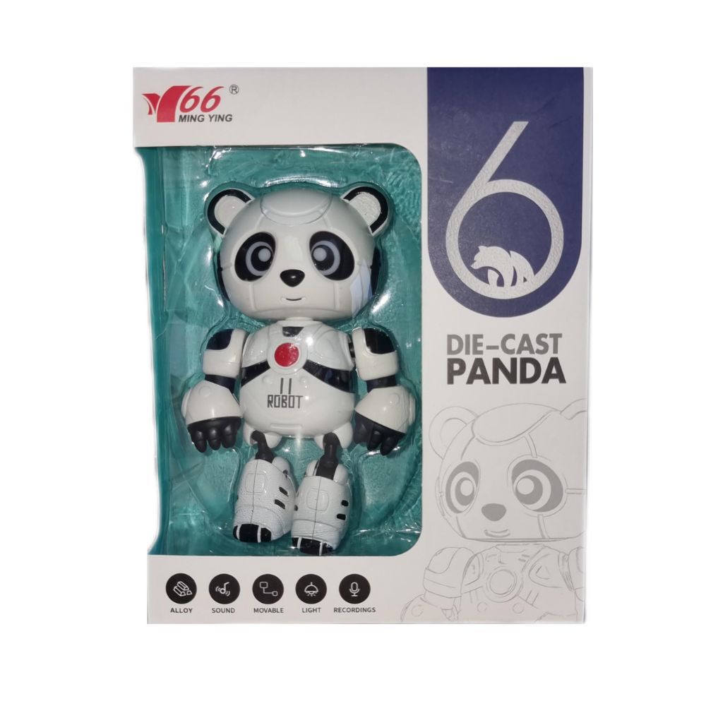 Jawda - Alloy Panda Toy With Light And Music - 18-Inch