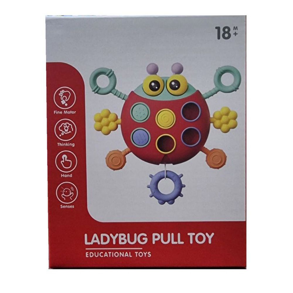 Jawda - Ladybug Pull Toy