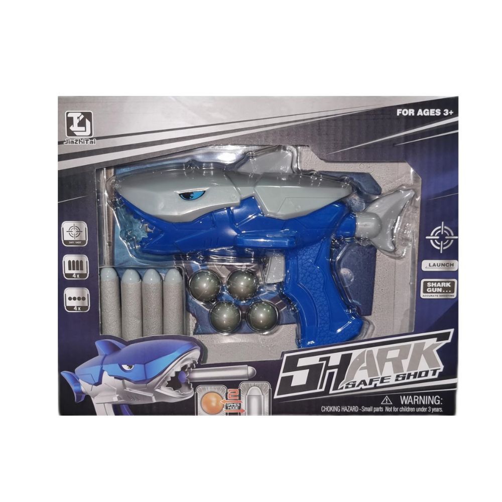 Jawda - Mechanical Shark Soft Bullet Gun - 9 Pcs