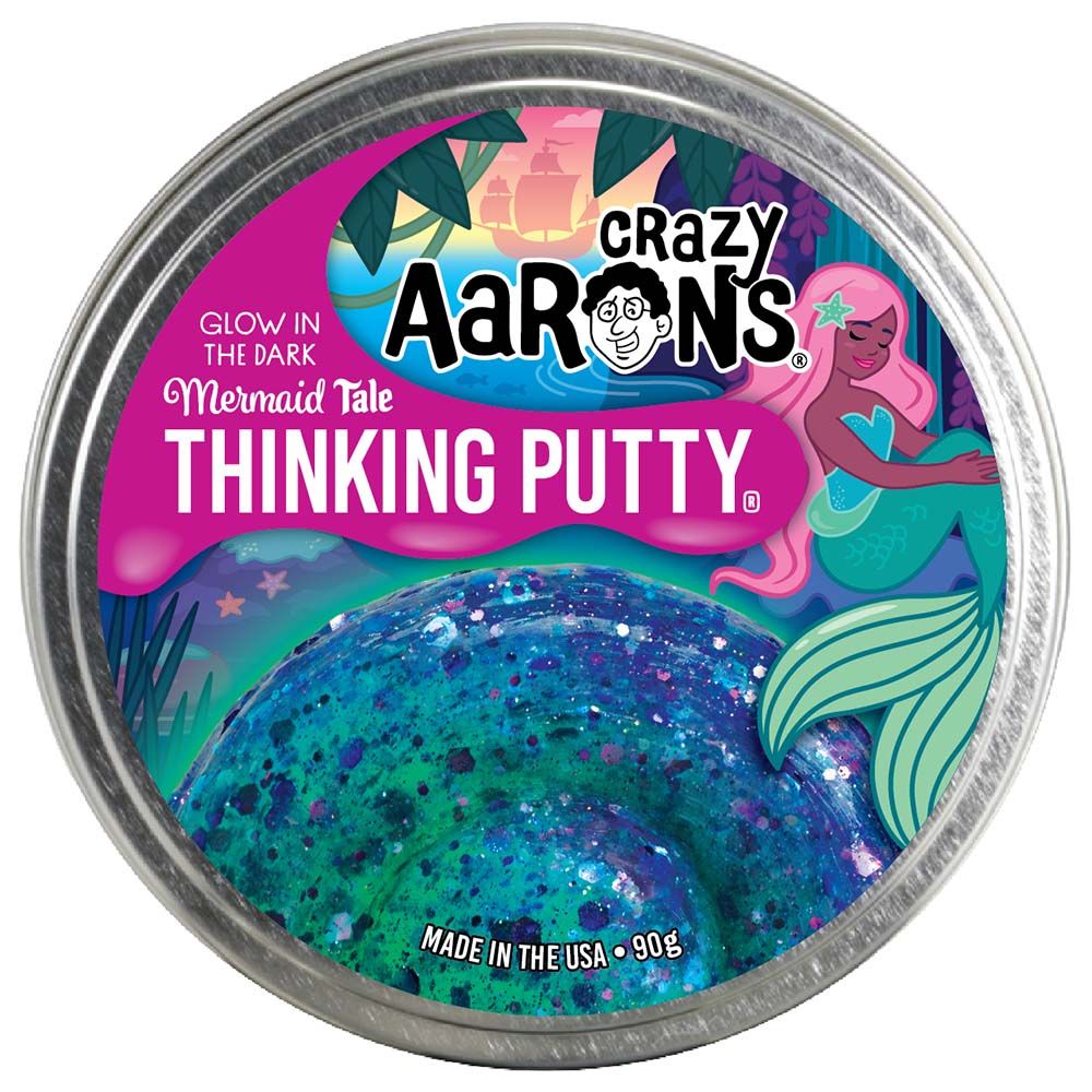 Crazy Aaron's - Thinking Putty - Mermaid Tale Glowbrights