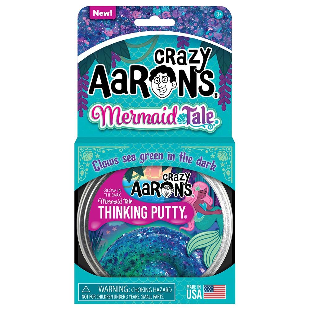 Crazy Aaron's - Thinking Putty - Mermaid Tale Glowbrights