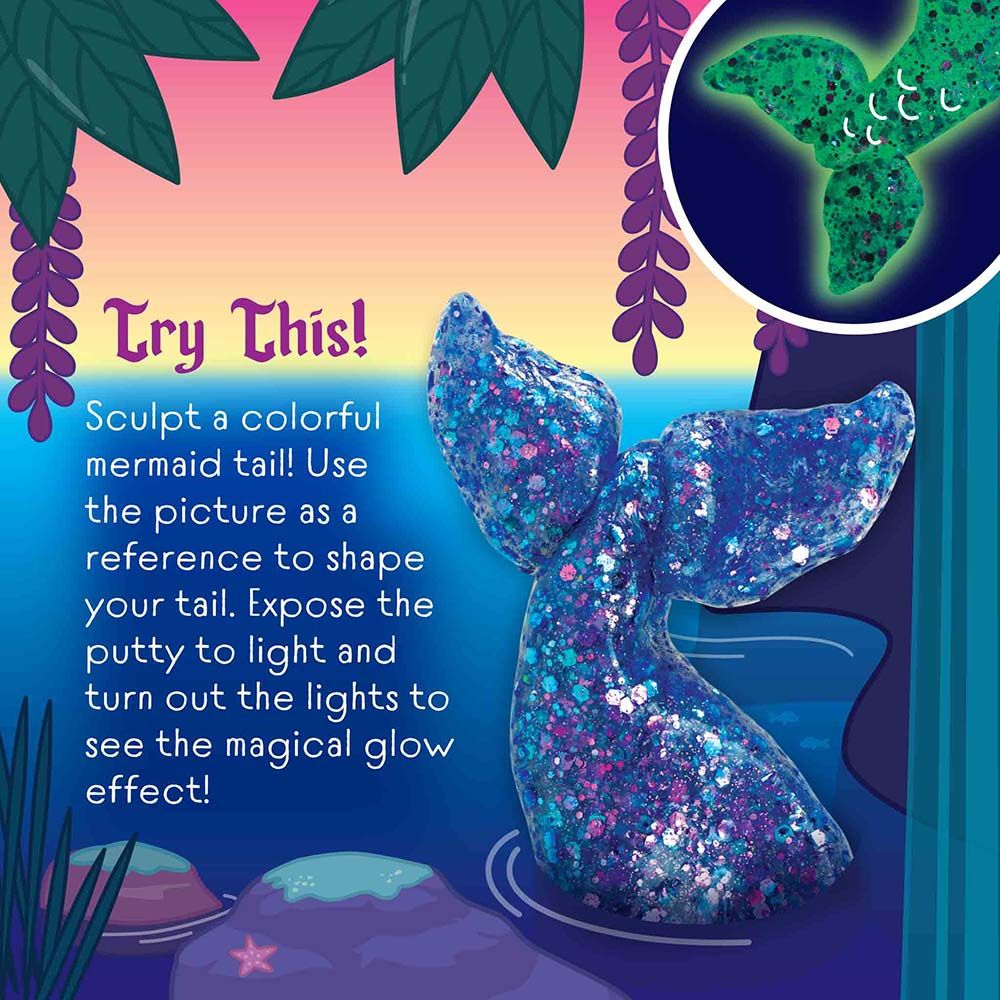 Crazy Aaron's - Thinking Putty - Mermaid Tale Glowbrights