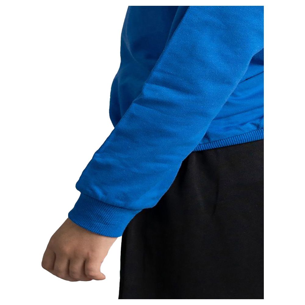 Mei Stylish - Kids Long Sleeve Hooded Sweatshirt - Blue