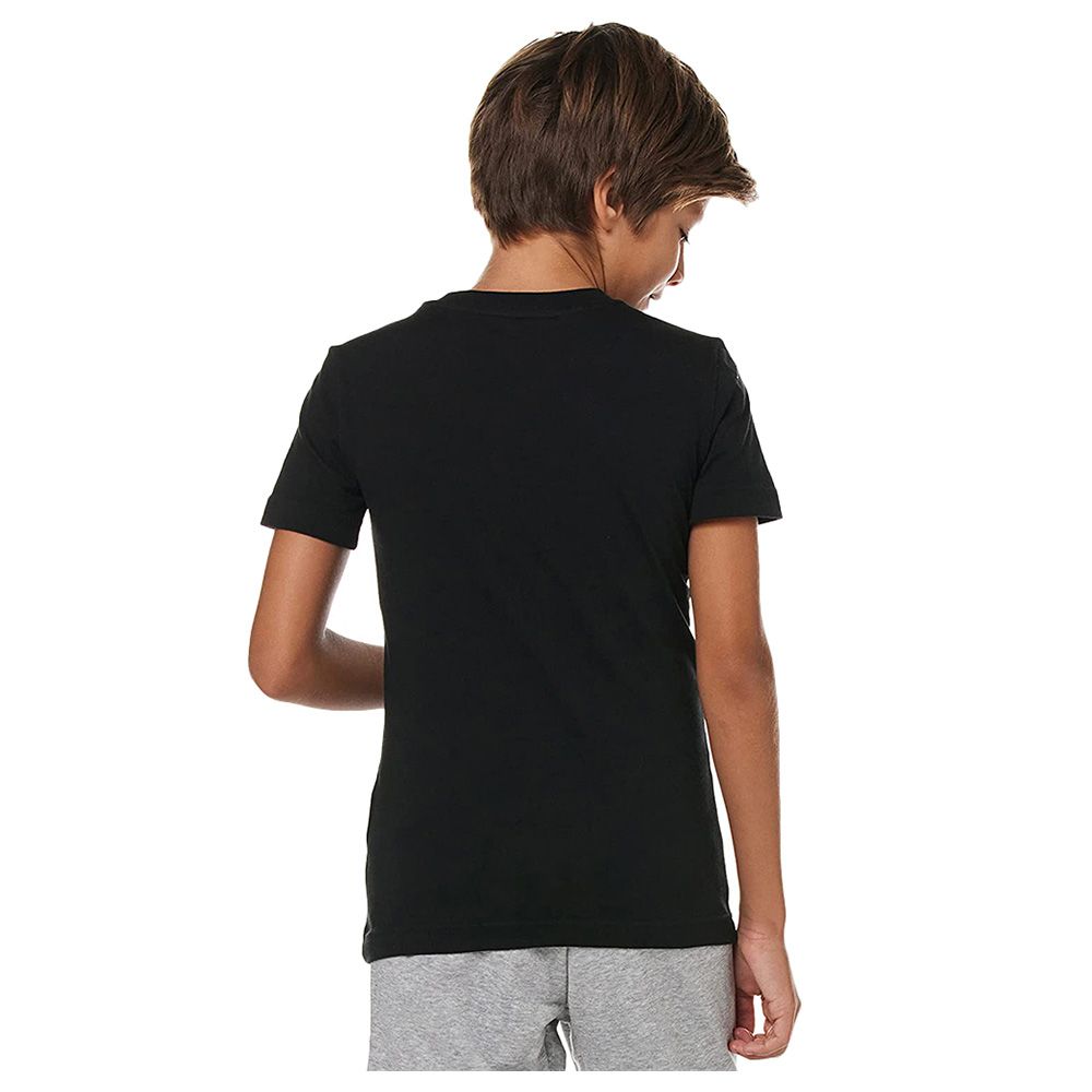 Mei Stylish - Kids Solid Short Sleeve T-Shirt - Black