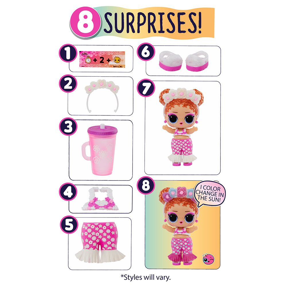 L.O.L. Surprise - Sunshine Makeover Doll - Style May Vary