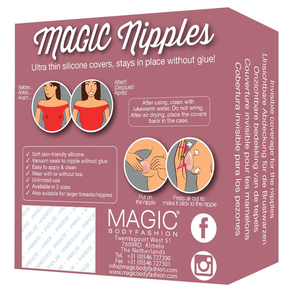 Magic Body Fashion - Magic Nipple Cover - Clear