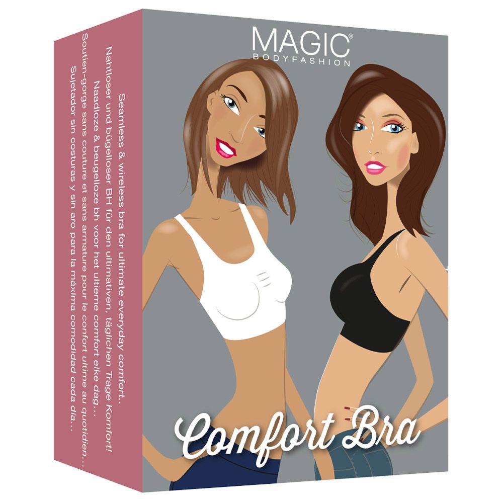 Magic Body Fashion - Comfort Bra - White