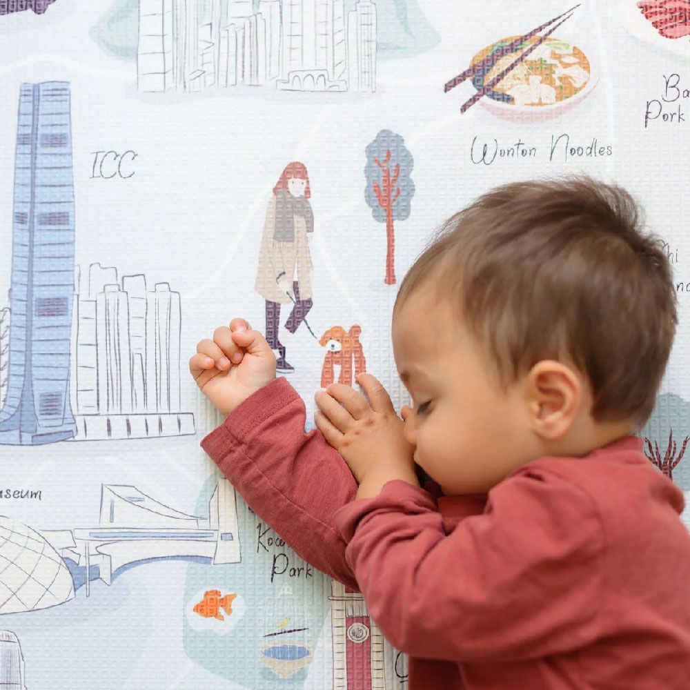 Milk It Baby - Hong Kong City Tour Reversible Play Mat