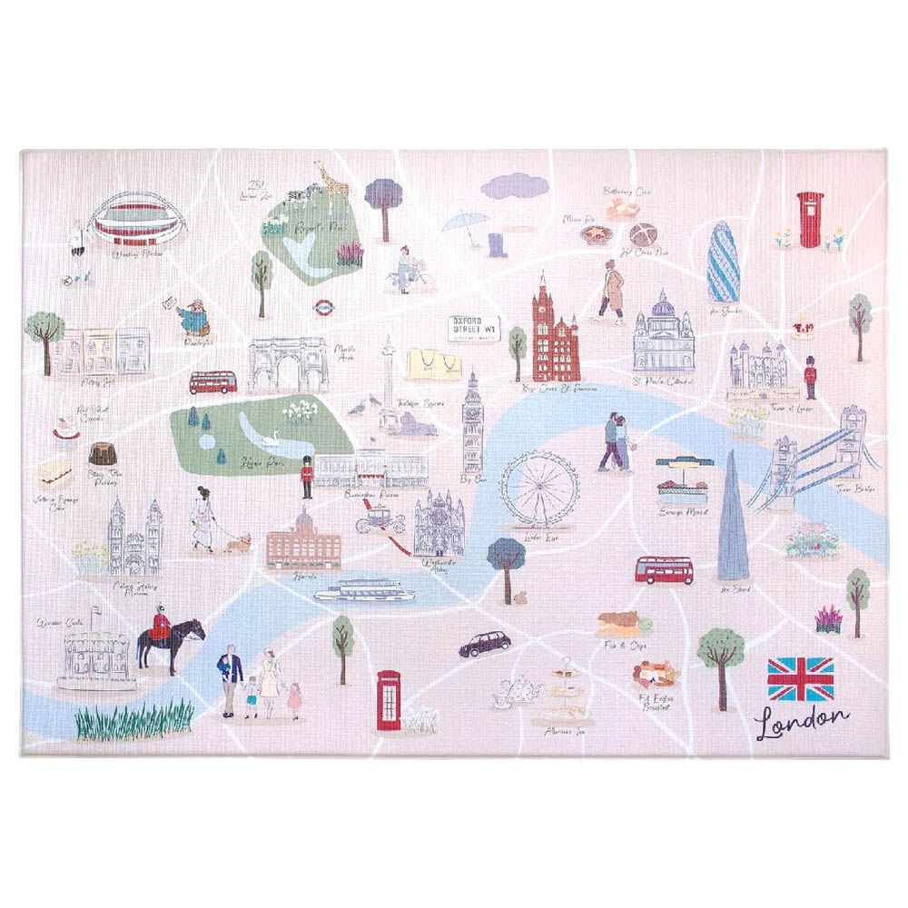 Milk It Baby - London City Tour Reversible Play Mat