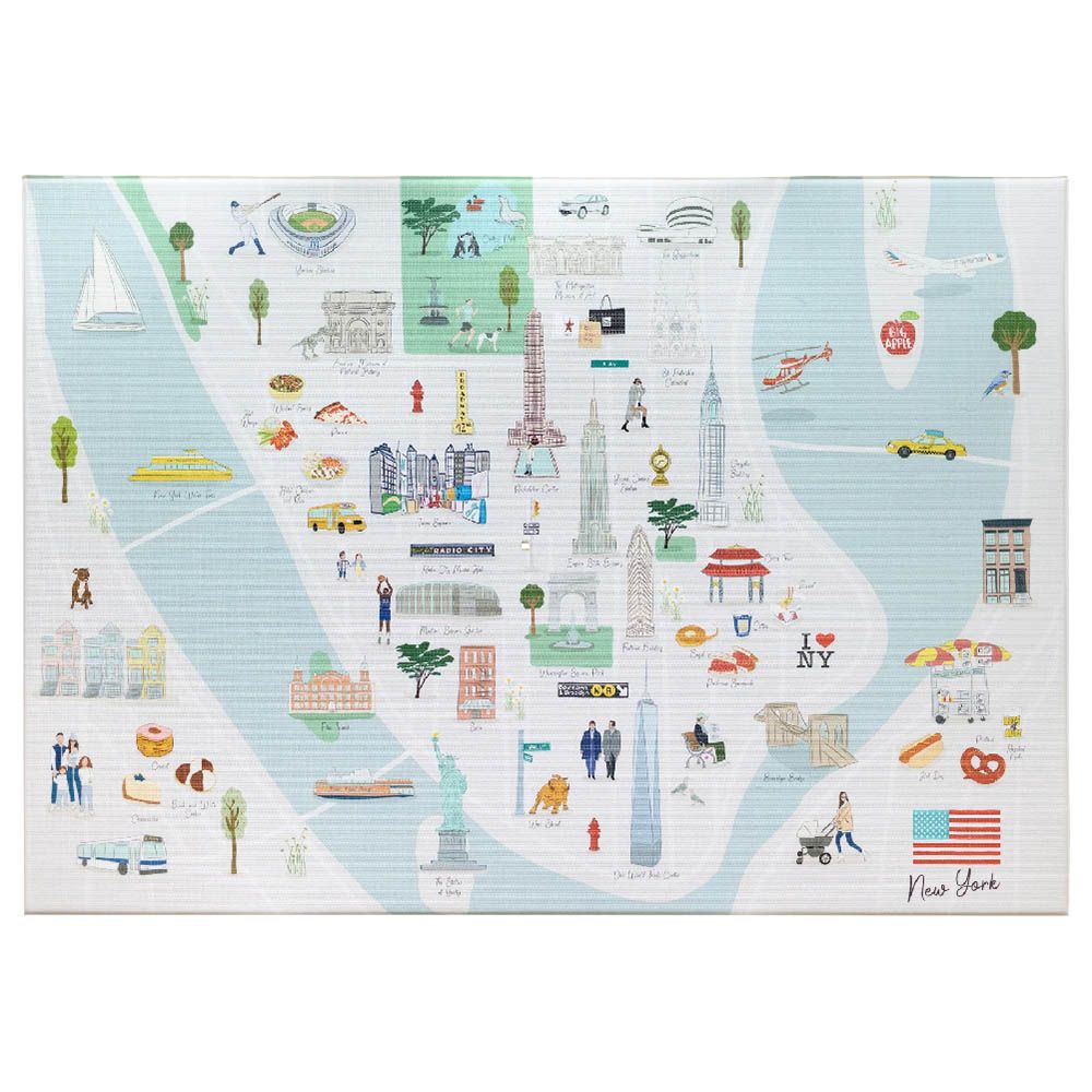 Milk It Baby - New York City Tour Reversible Play Mat