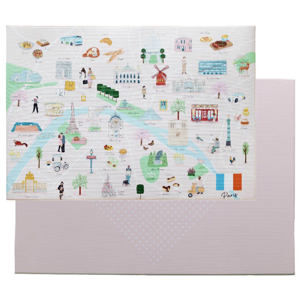 Milk It Baby - Paris City Tour Reversible Play Mat