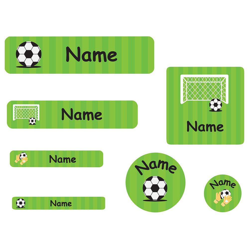 Mylabels - Personalized Labels - Soccer - Pack of 107