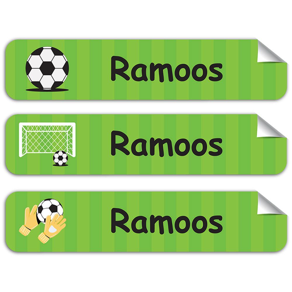 Mylabels - Personalized Labels - Soccer - Pack of 107