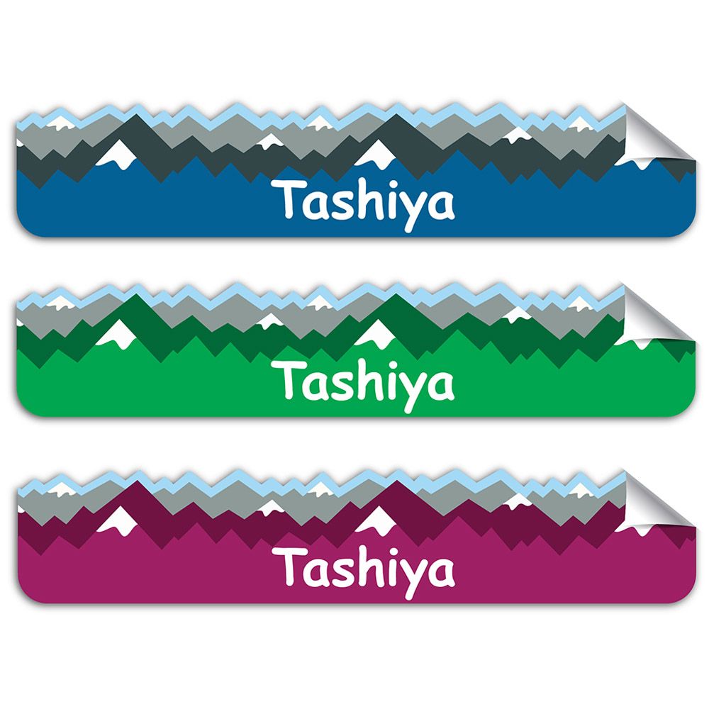 Mylabels - Personalized Labels - Mountain Top - Pack of 107